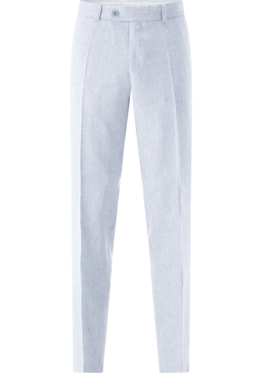 Carl Gross CG Shiver-G pantalon-42% Linnen<br />22% Polyester<br />20% Wol<br />16% Viscose-HEREN PAKKEN & COLBERTS-Blauw