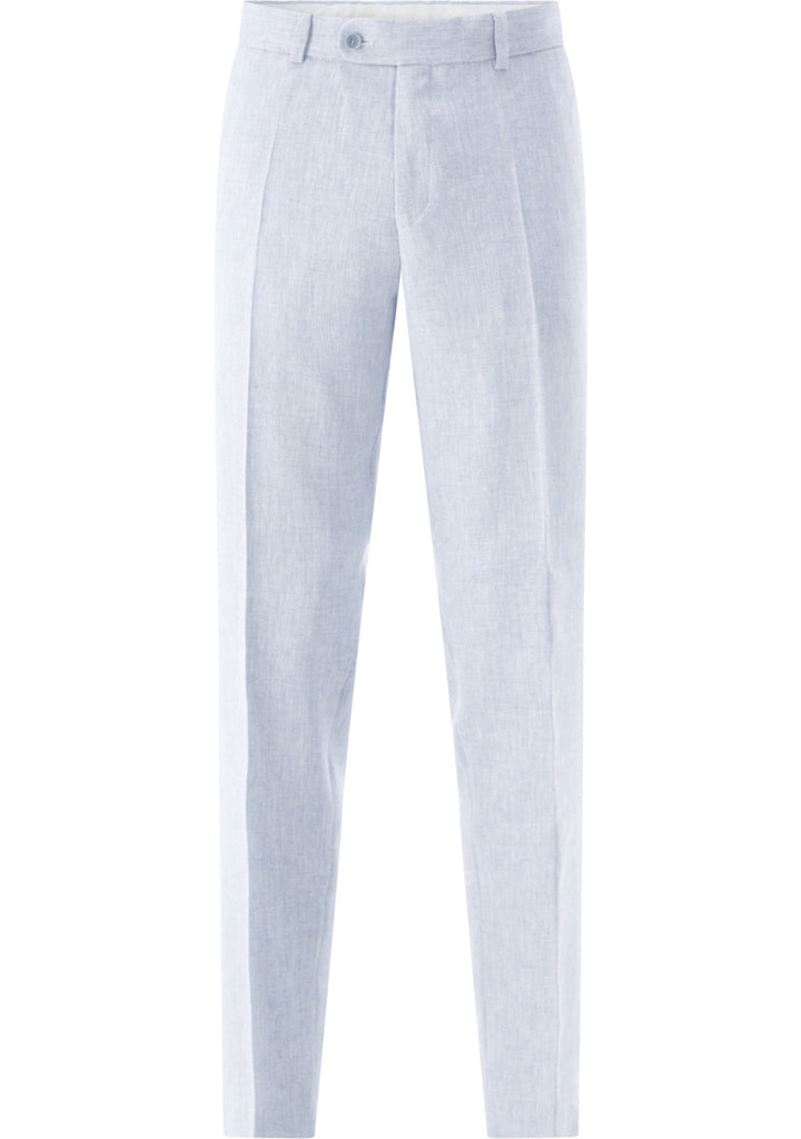 Carl Gross CG Shiver-G pantalon-42% Linnen<br />22% Polyester<br />20% Wol<br />16% Viscose-HEREN PAKKEN & COLBERTS-Blauw