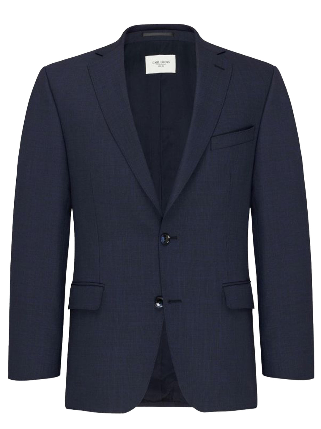 Carl Gross CG Simson SV Mix & Match Blazer – Blauw-56% polyester, 42% scheerwol, 2% elasthan-HEREN PAKKEN & COLBERTS-Blauw