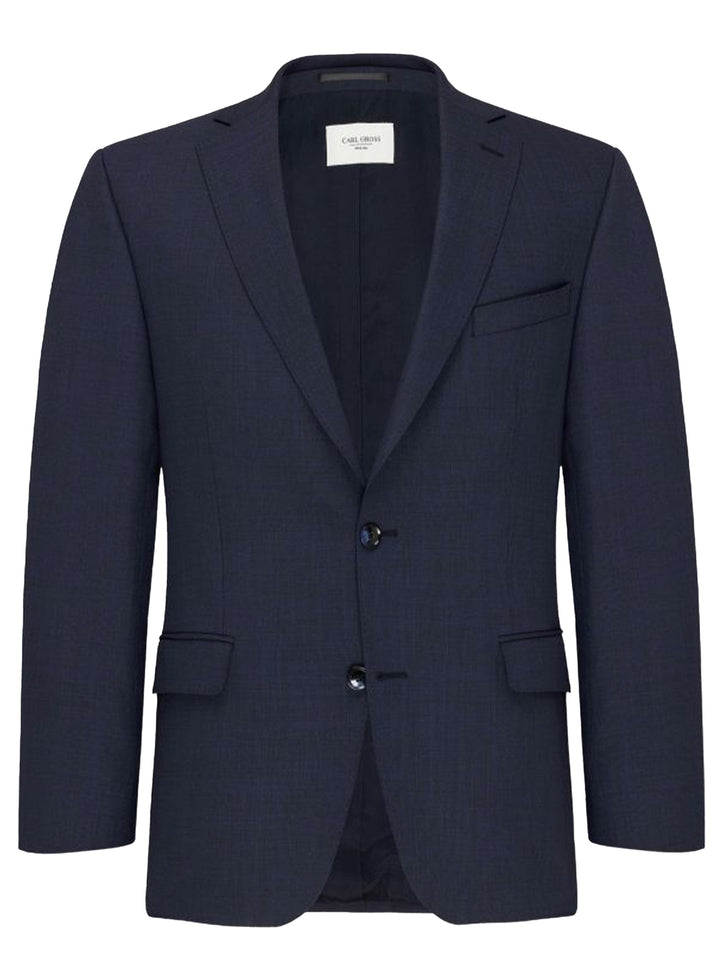 Carl Gross CG Simson SV Mix & Match Blazer – Blauw-56% polyester, 42% scheerwol, 2% elasthan-HEREN PAKKEN & COLBERTS-Blauw