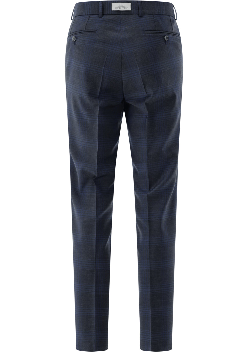 Carl Gross CG Sven Mix & Match Pantalon – Blauw-56% polyester, 42% scheerwol, 2% elasthan-HEREN PAKKEN & COLBERTS-Blauw