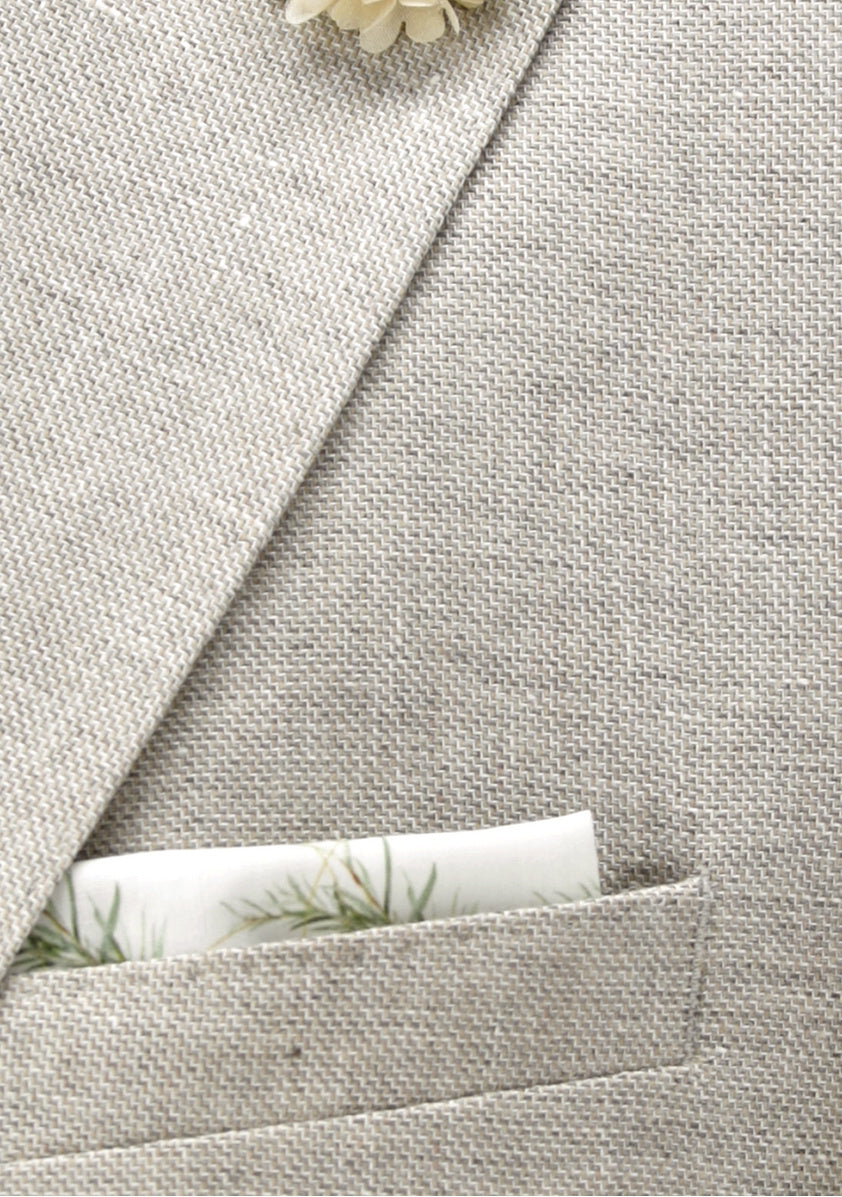 Carl Gross CG Tannon-G SV colbert-42&% Linnen<br />22% Polyester<br />20% Wol<br />16% Viscose-HEREN PAKKEN & COLBERTS-Be