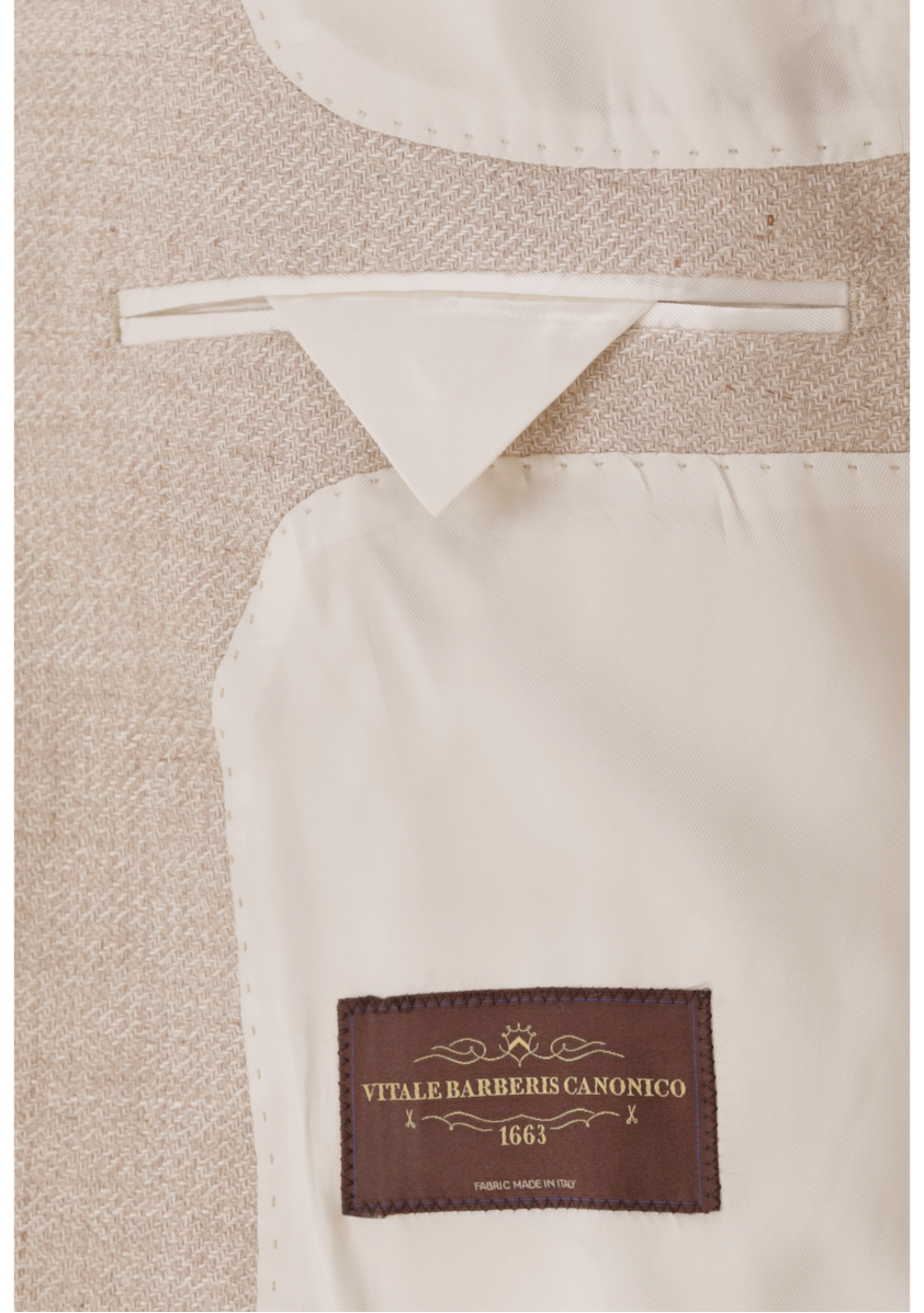 Carl Gross CG Tate SV Colbert-55% Linnen<br />25% Zijde<br />20% Katoen-HEREN PAKKEN & COLBERTS-Beige