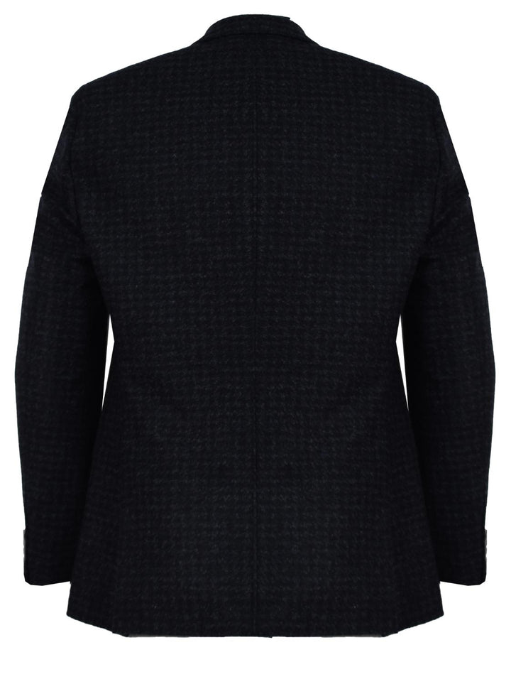 Carl Gross colbert-54% polyacryl<br />24% wol<br />22% polyester-HEREN PAKKEN & COLBERTS-Blauw