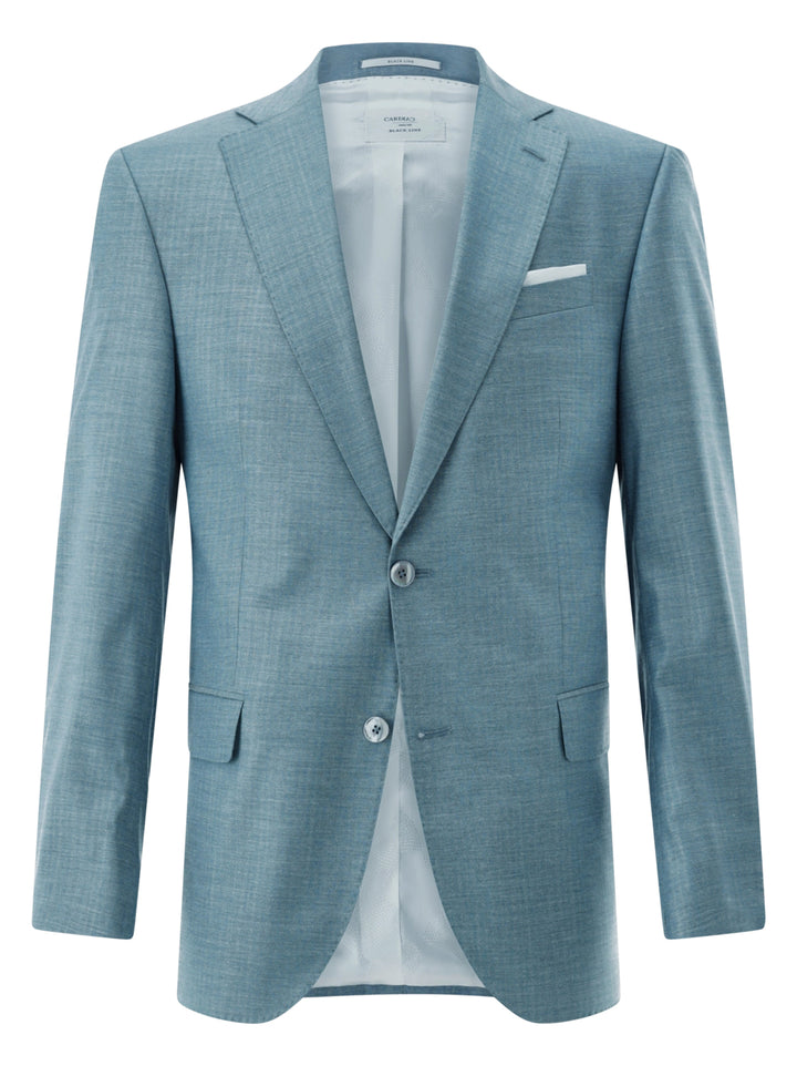 Carl Gross colbert CG Tannon Mix & Match – Blauw-57% wol, 40% viscose, 3% elastaan-HEREN PAKKEN & COLBERTS-Blauw