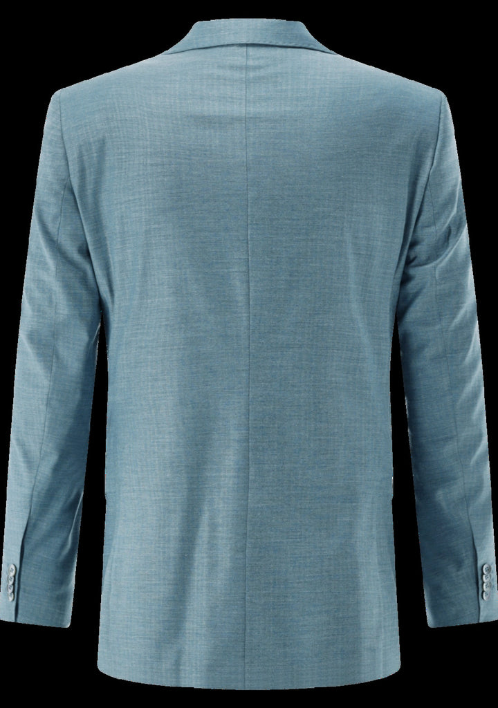 Carl Gross colbert CG Tannon Mix & Match – Blauw-57% wol, 40% viscose, 3% elastaan-HEREN PAKKEN & COLBERTS-Blauw