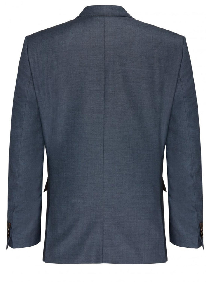 Carl Gross colbert STEVEN-100% wol-HEREN PAKKEN & COLBERTS-Blauw