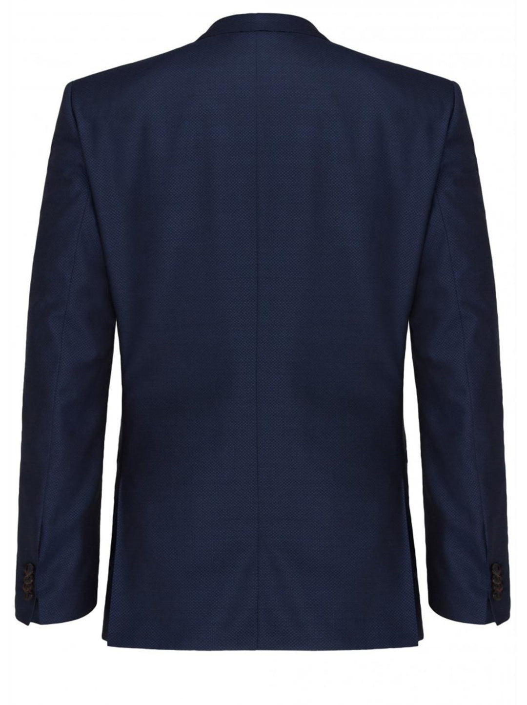 Carl Gross colbert Steven-100% Zuivere scheerwol-HEREN PAKKEN & COLBERTS-Blauw