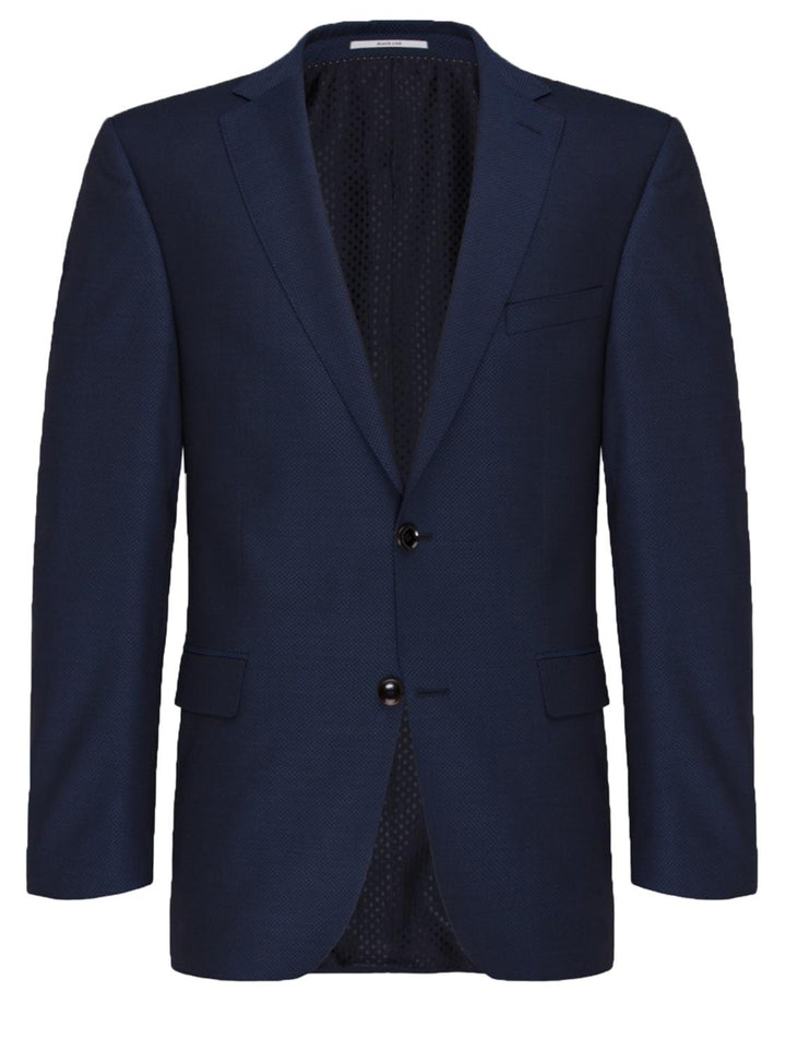 Carl Gross colbert Steven-100% Zuivere scheerwol-HEREN PAKKEN & COLBERTS-Blauw