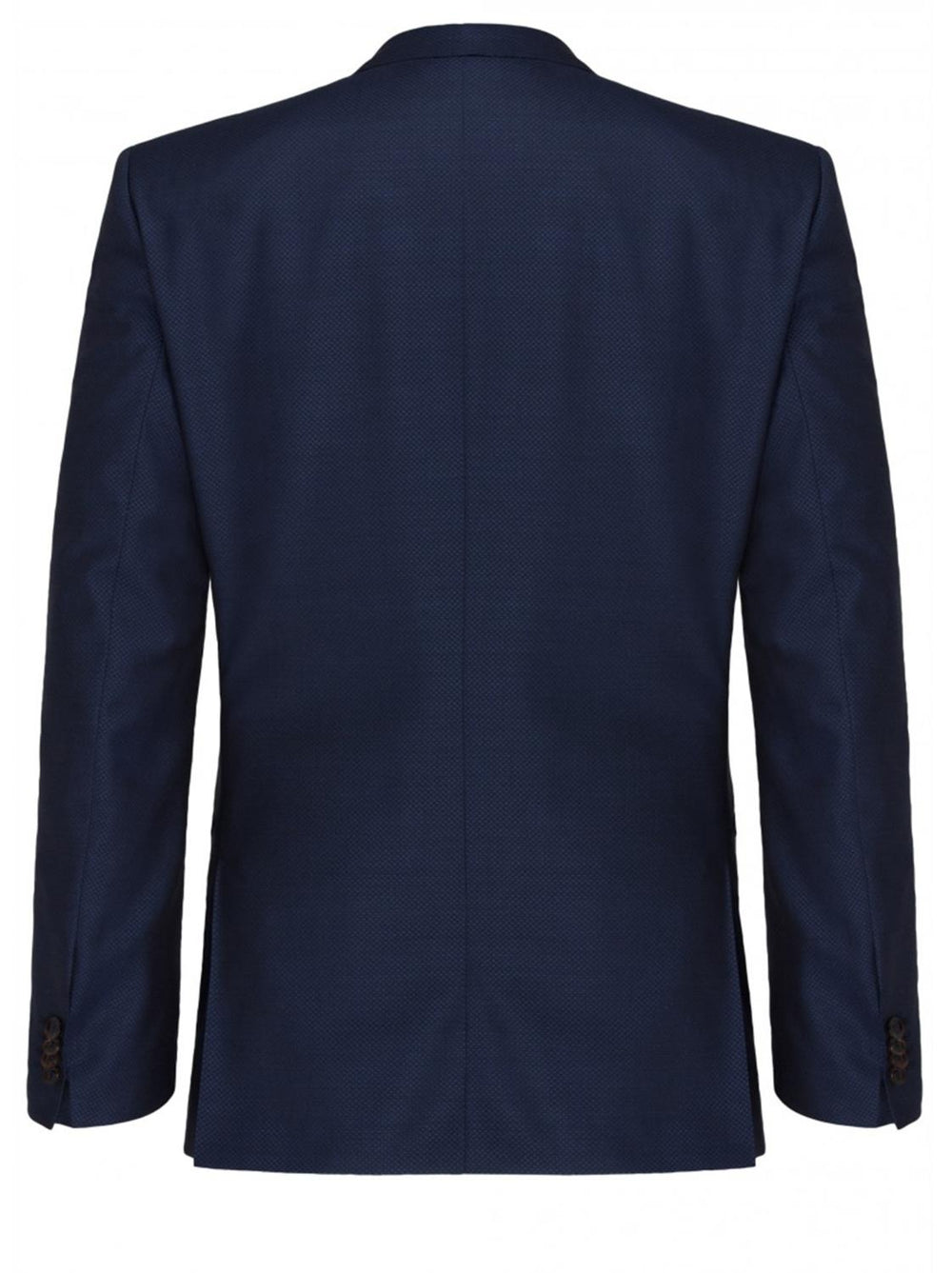 Carl Gross colbert Steven-100% Zuivere scheerwol-HEREN PAKKEN & COLBERTS-Blauw