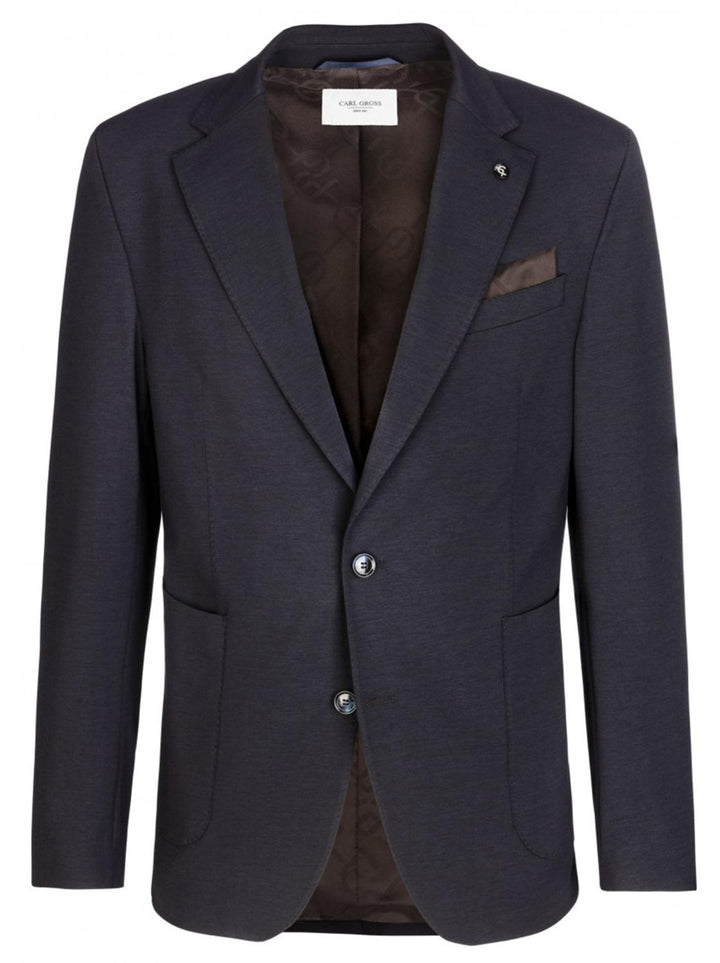 Carl Gross FRANKO 24/7 flex-48% polyamide, 42% viskose, 10% elasthaan-HEREN PAKKEN & COLBERTS-Blauw