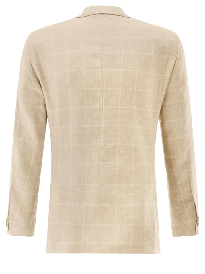 Carl Gross MIX & MATCH colbert-42% linnen, 22% polyester, 20% wol, 16% viskose-HEREN PAKKEN & COLBERTS-Beige