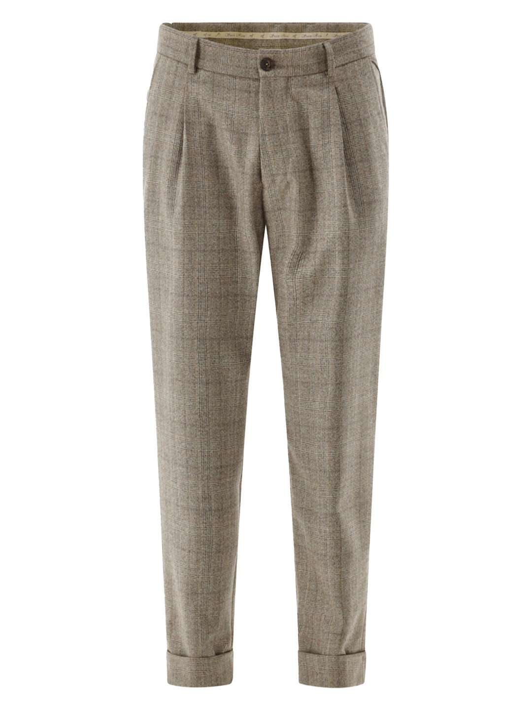 Carl Gross pantalon Obey CG -100% Wol-HEREN BROEKEN-Bruin