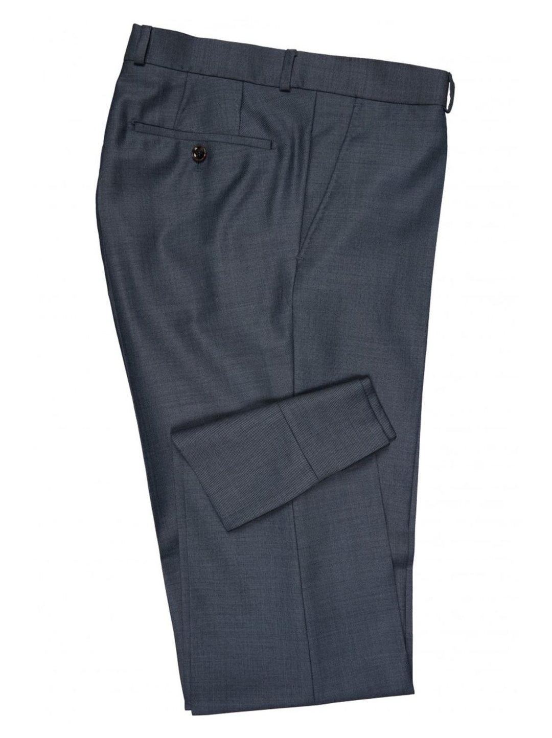 Carl Gross pantalon STEVENSON-100% wol-HEREN PAKKEN & COLBERTS-Blauw