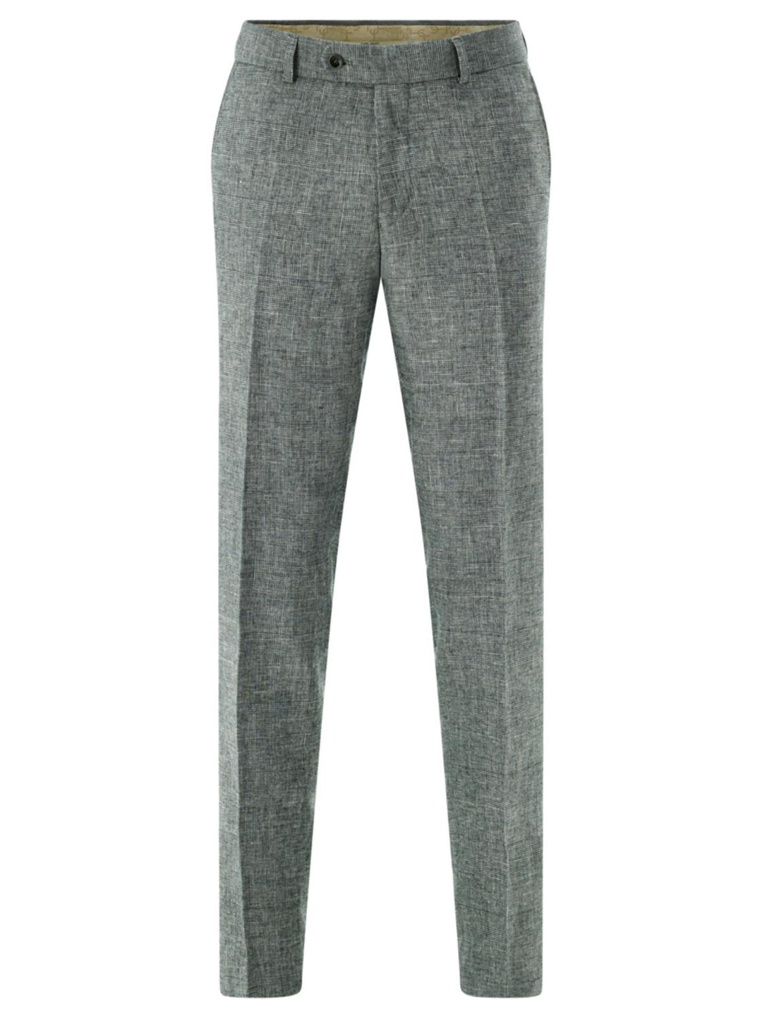 Carl Gross Shiver-G-42% linnen, 22% polyester, 20% wol, 16% viskose-HEREN PAKKEN & COLBERTS-Groen