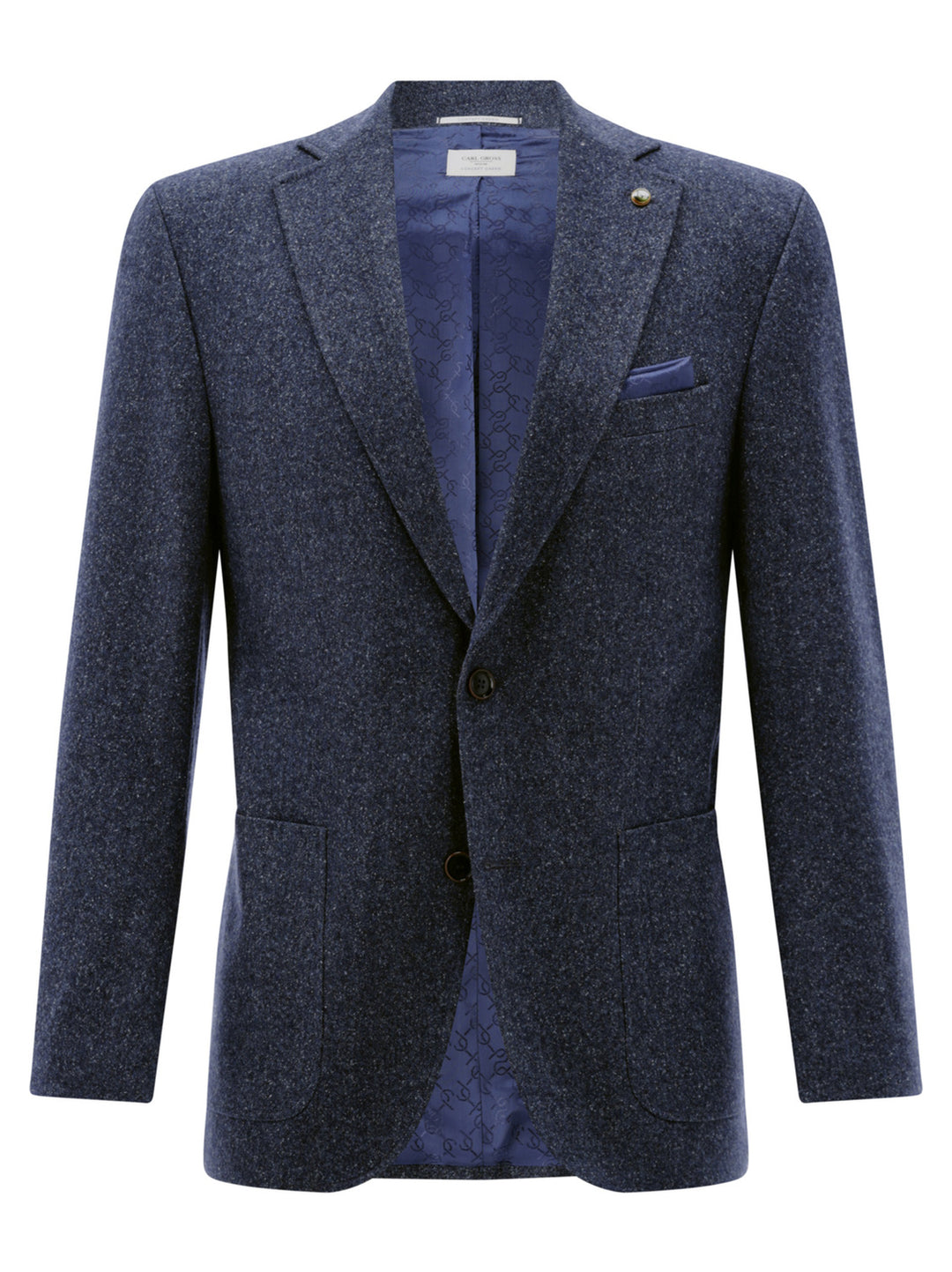 Carl Gross Theo-G SV colbert-100% wol-HEREN PAKKEN & COLBERTS-Blauw