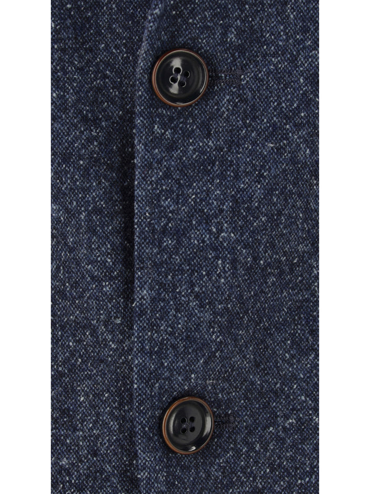 Carl Gross Theo-G SV colbert-100% wol-HEREN PAKKEN & COLBERTS-Blauw