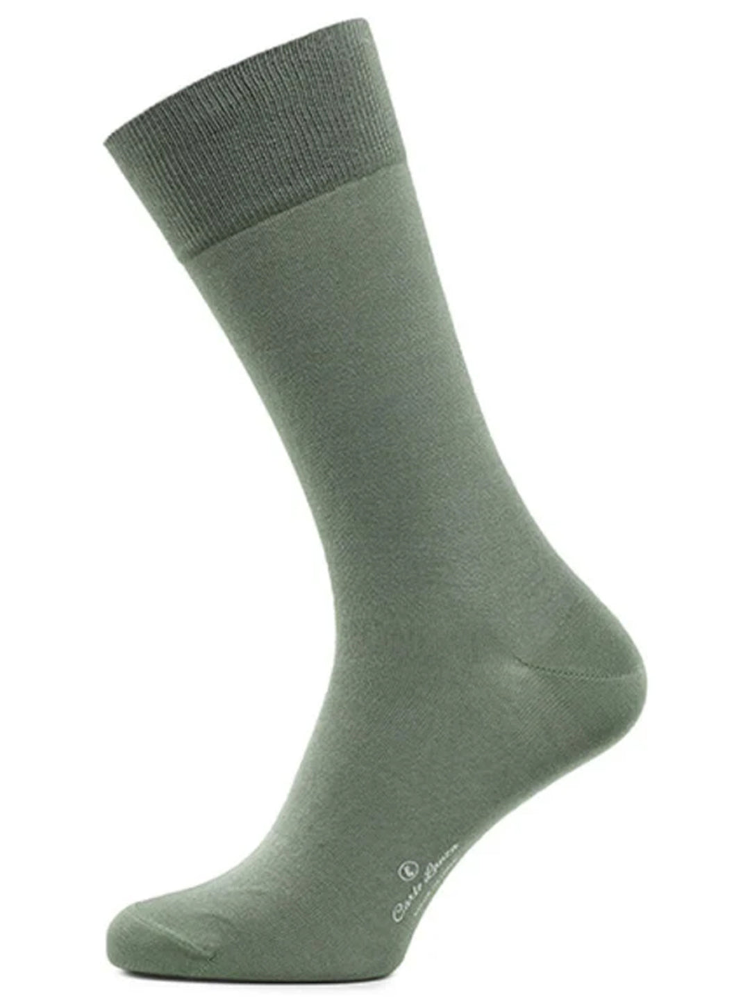 Carlo Lanza groen grijze sokken-80% katoen, 15% polyamide, 5% elasthaan-HEREN ONDER- EN BADMODE-Groen