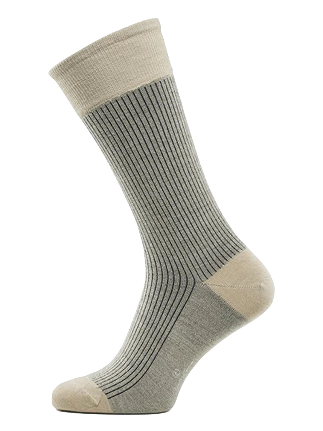 Carlo Lanza Heren Sokken – Beige-70% merino wol, 27% polyamide, 3% elasthaan-HEREN ONDER- EN BADMODE-Beige
