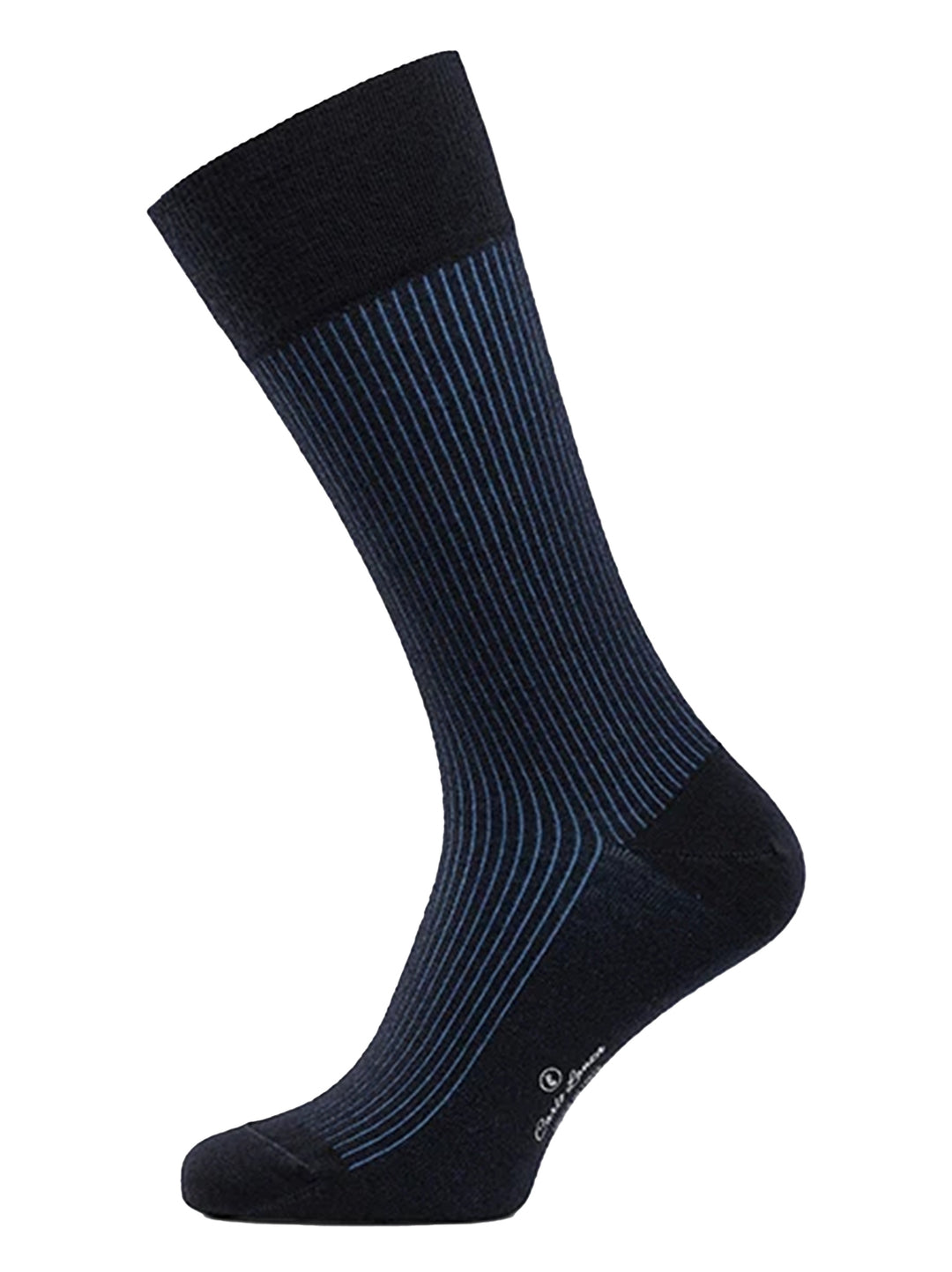 Carlo Lanza Heren Sokken – Blauw-70% merino wol, 27% polyamide, 3% elasthaan-HEREN ONDER- EN BADMODE-Blauw