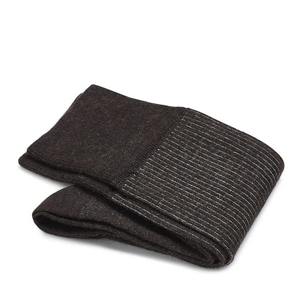 Carlo Lanza Heren Sokken – Donkerbruin-70% merino wol, 27% polyamide, 3% elasthaan-HEREN ONDER- EN BADMODE-Bruin