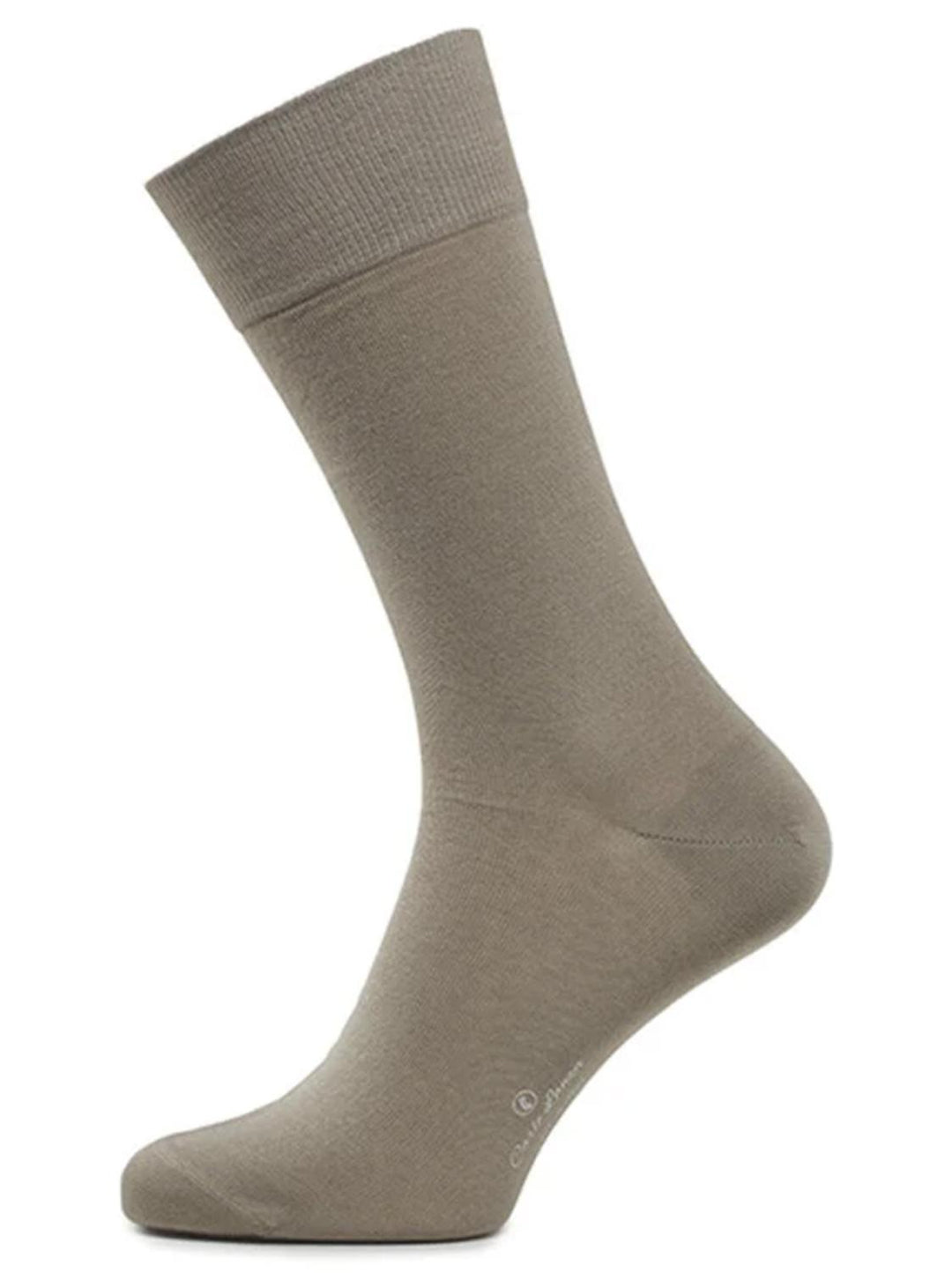 Carlo Lanza sokken taupe-80% katoen, 15% polyamide, 5% elasthaan-HEREN ONDER- EN BADMODE-Bruin