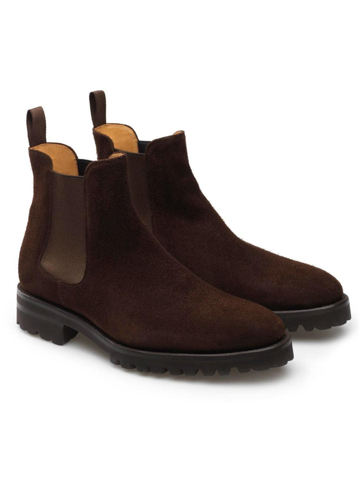 Carlos Santos FRANCIS 9588-Suede-HEREN SCHOENEN & RIEMEN-Bruin