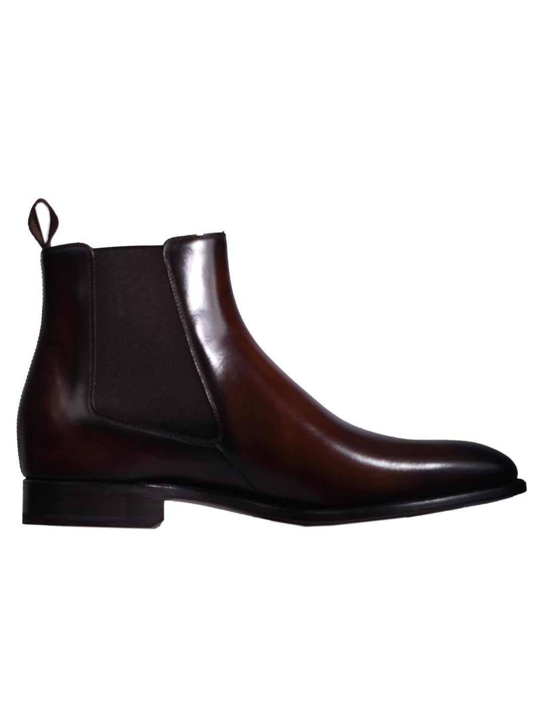 Carlos Santos schoen Guimaraes-Leer. Zool van leer.-HEREN SCHOENEN & RIEMEN-Bruin