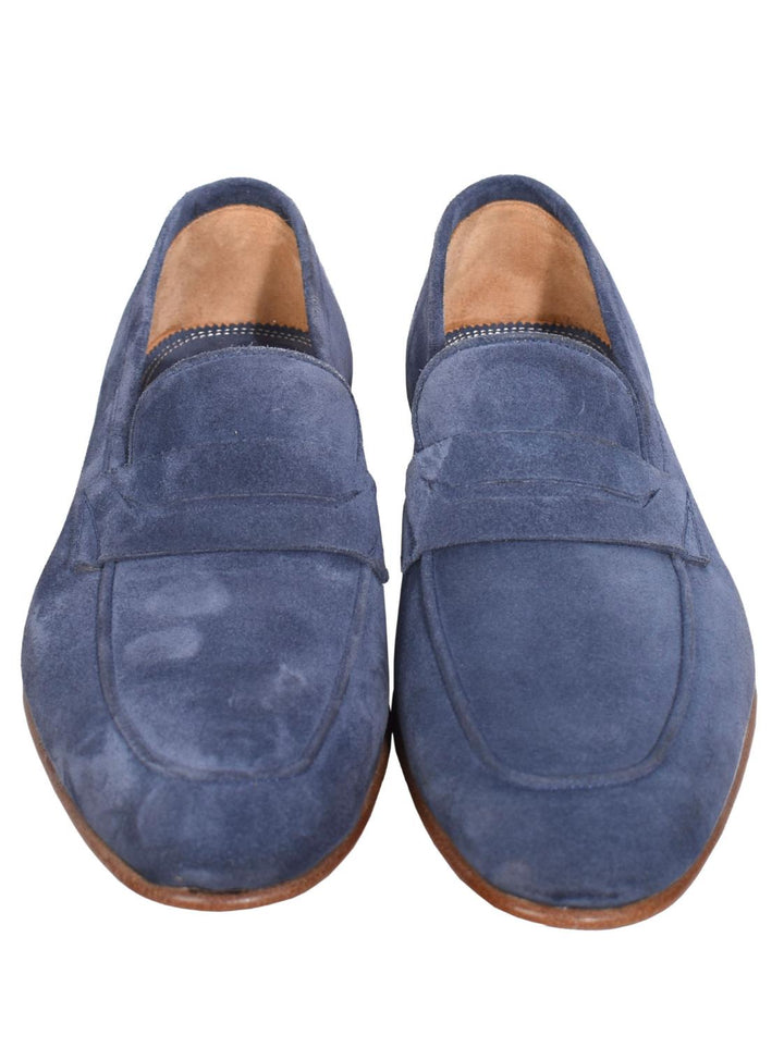 Carlos Santos schoenen-100% suede.-HEREN SCHOENEN & RIEMEN-Blauw