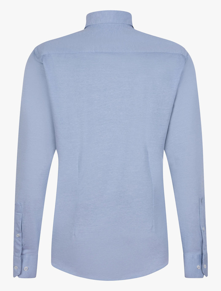 Cavallaro ANCONA overhemd slim fit-100% Katoen-HEREN SHIRTS-Blauw