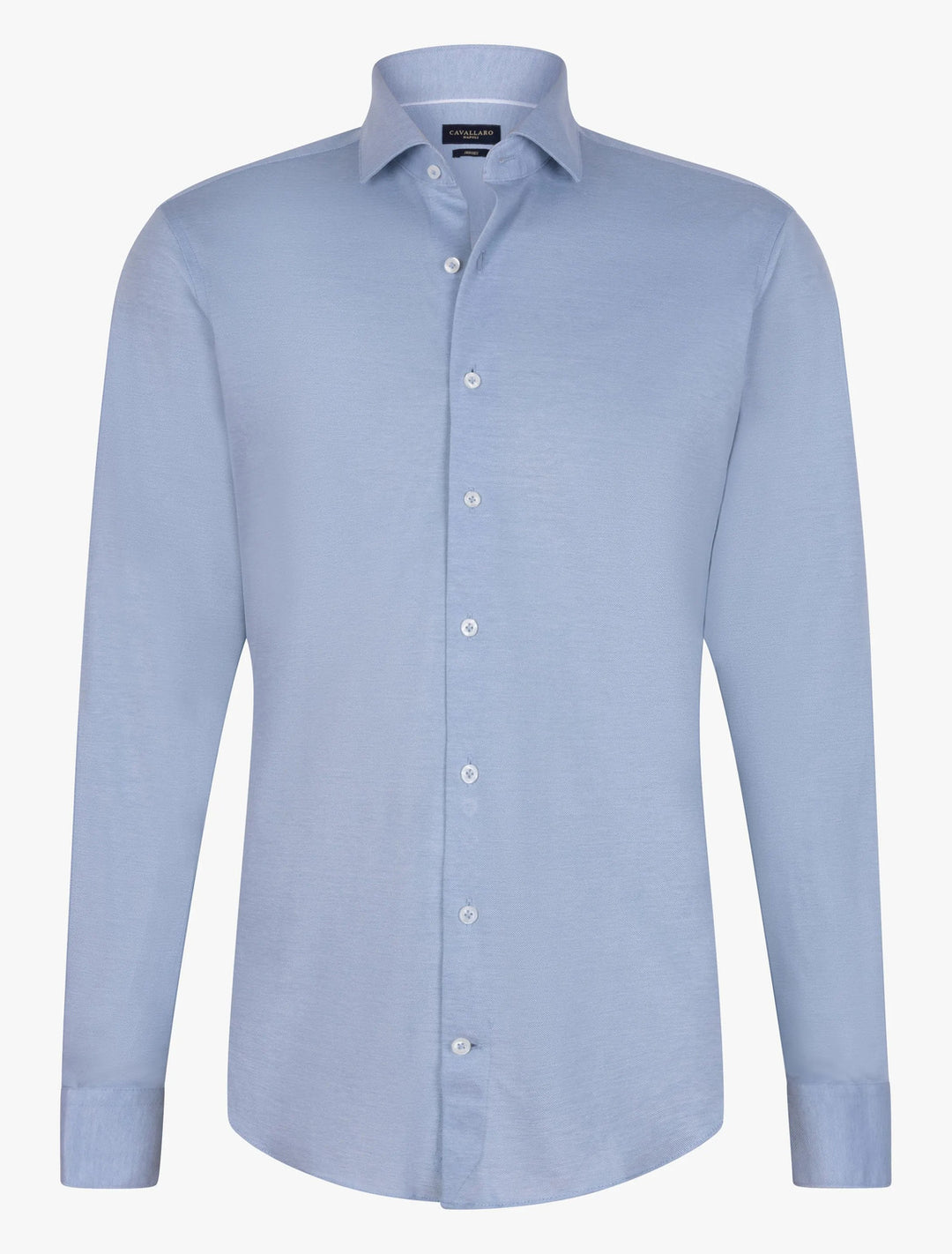 Cavallaro ANCONA overhemd slim fit-100% Katoen-HEREN SHIRTS-Blauw