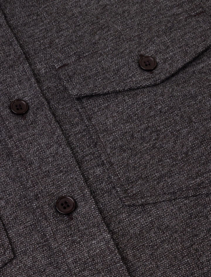 Cavallaro CASTINIO overshirt-100% katoen-HEREN SHIRTS-Bruin