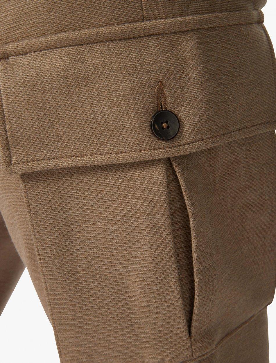 Cavallaro Colan broek-70% viskose, 26% polyamide, 4% elasthaan-HEREN BROEKEN-Beige