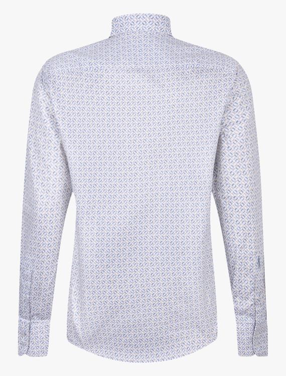 Cavallaro MIDOTI overhemd -100% katoen-HEREN SHIRTS-Blauw