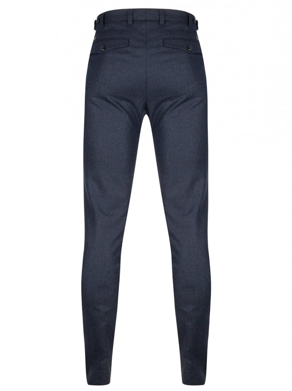 Cavallaro pantalon Gavino-60% wol, 38% polyester, 2% elasthaan-HEREN BROEKEN-Blauw