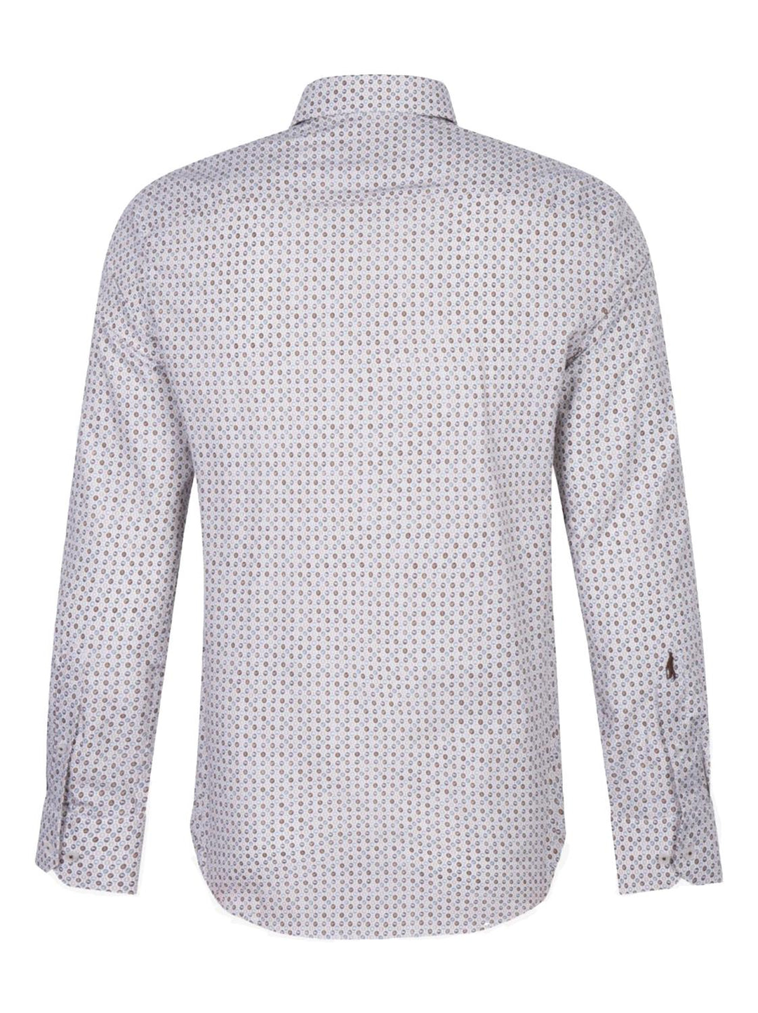 Cavallaro shirt TULIO-100% katoen-HEREN SHIRTS-Bruin