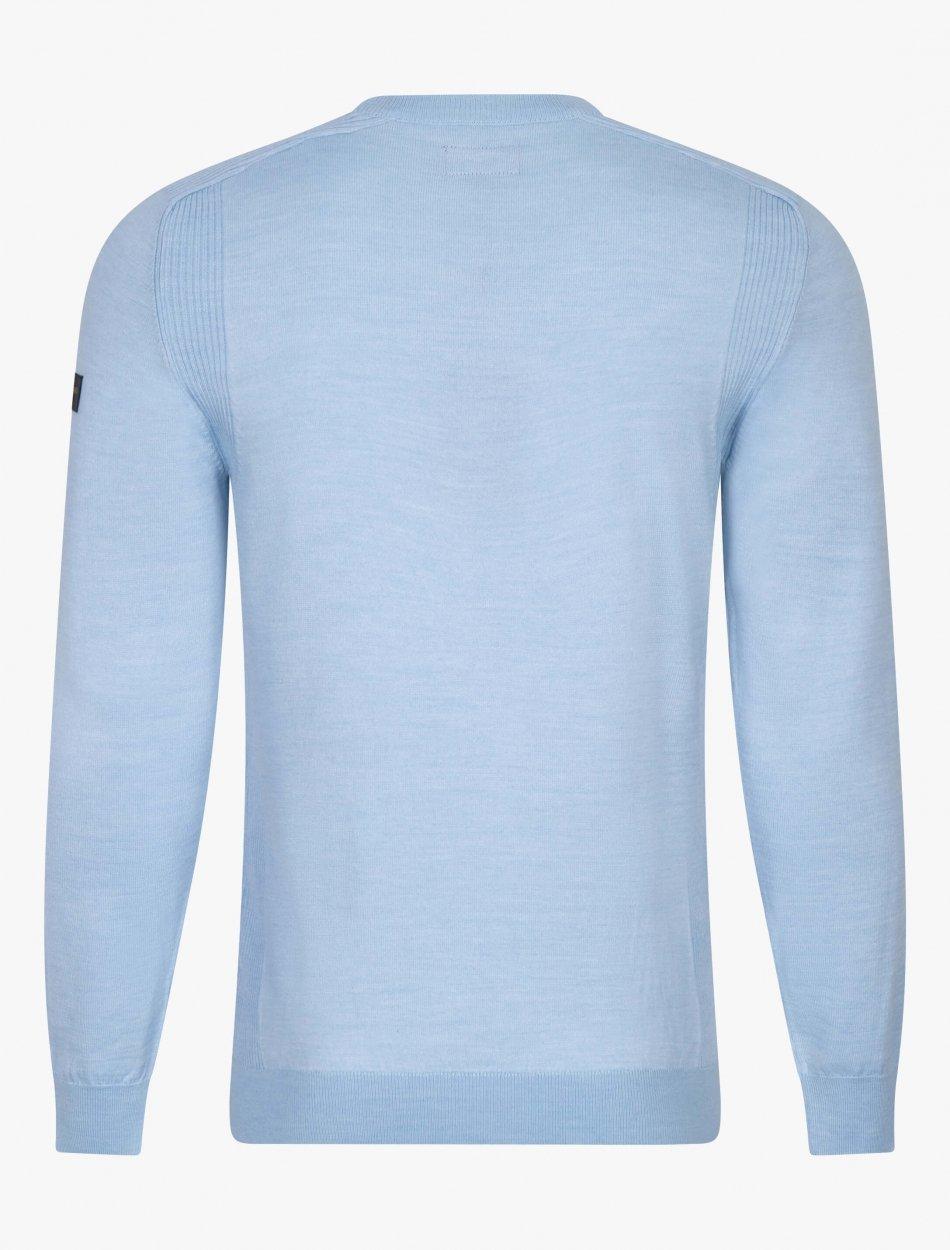 Cavallaro trui PALIO lightblue-50% wol, 50% polyacryl-HEREN TRUIEN & VESTEN-Blauw