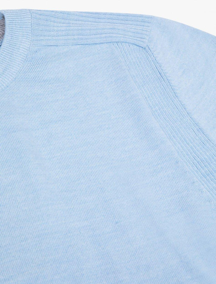 Cavallaro trui PALIO lightblue-50% wol, 50% polyacryl-HEREN TRUIEN & VESTEN-Blauw