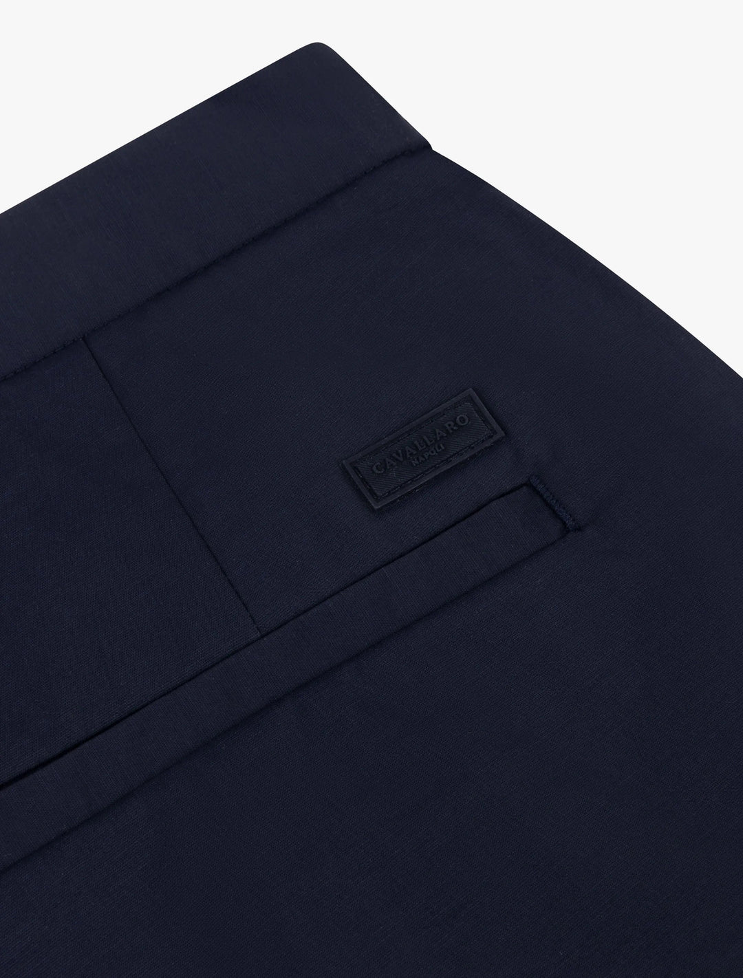 Cavallaro ZANIO bermuda-63% polyamide, 33% katoen, 4% elasthaan-HEREN BROEKEN-Blauw