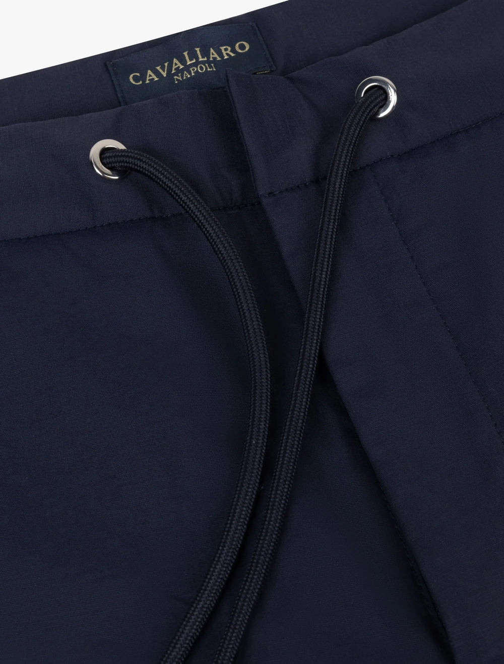 Cavallaro ZANIO bermuda-63% polyamide, 33% katoen, 4% elasthaan-HEREN BROEKEN-Blauw