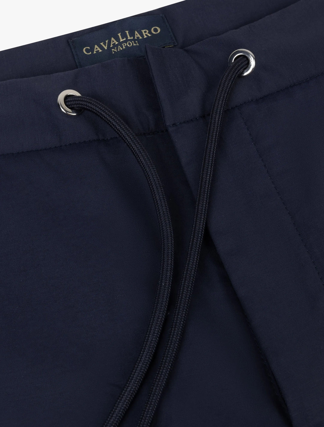 Cavallaro ZANIO bermuda-63% polyamide, 33% katoen, 4% elasthaan-HEREN BROEKEN-Blauw