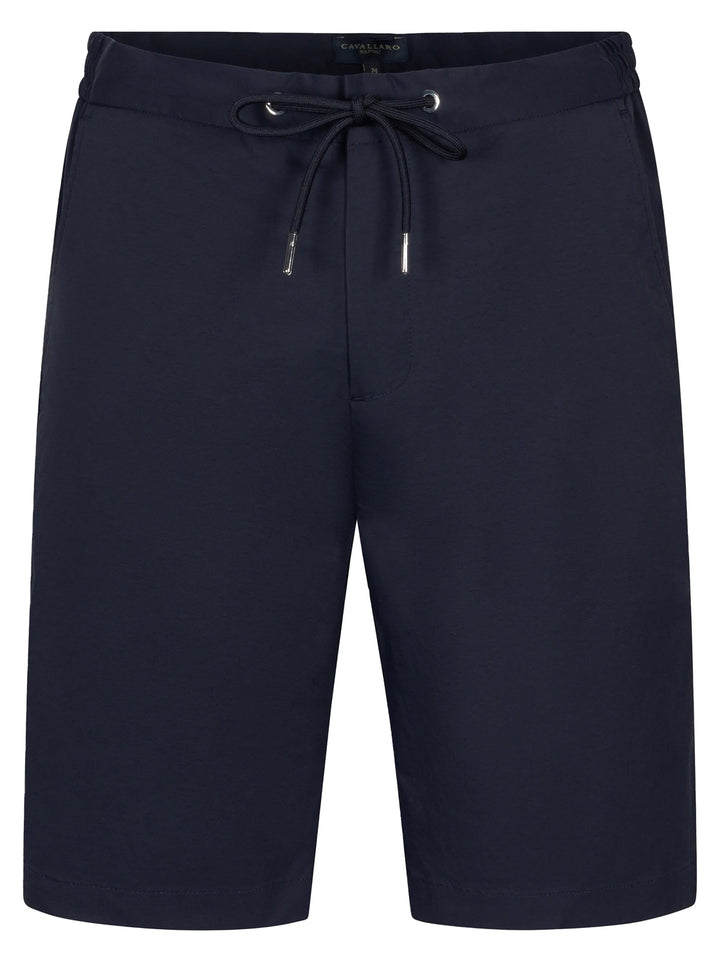 Cavallaro ZANIO bermuda-63% polyamide, 33% katoen, 4% elasthaan-HEREN BROEKEN-Blauw