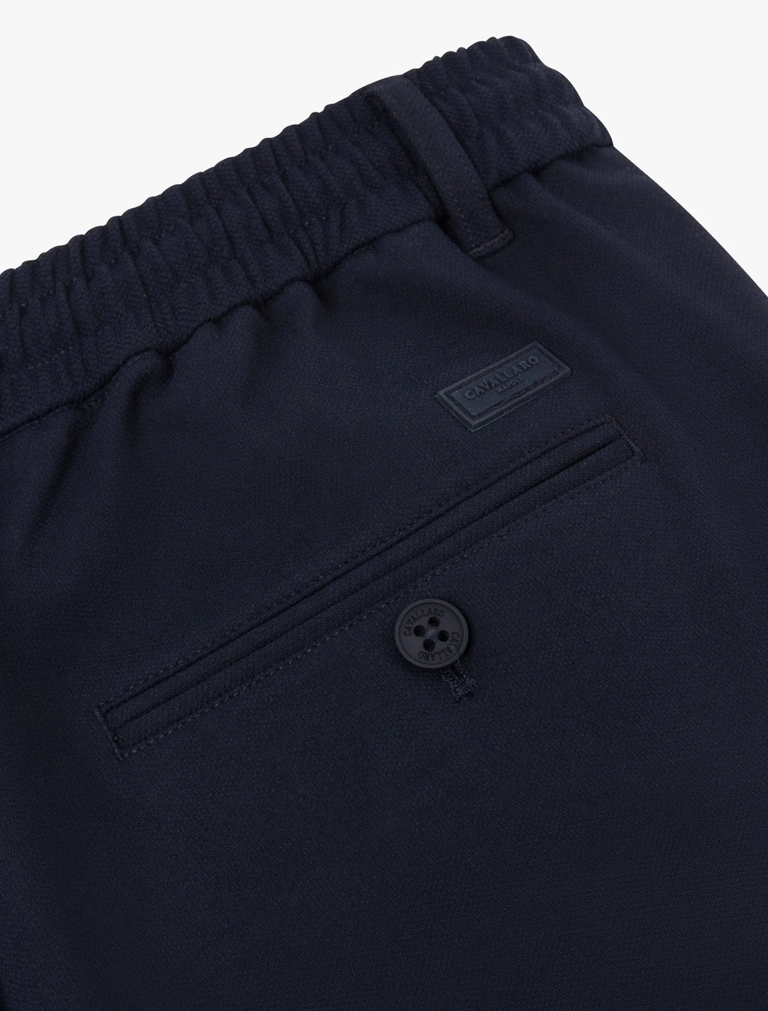 Cavallaro ZIGO broek donkerblauw-69% Polyester<br />27% Bamboe<br />4% Elastaan-HEREN BROEKEN-Blauw