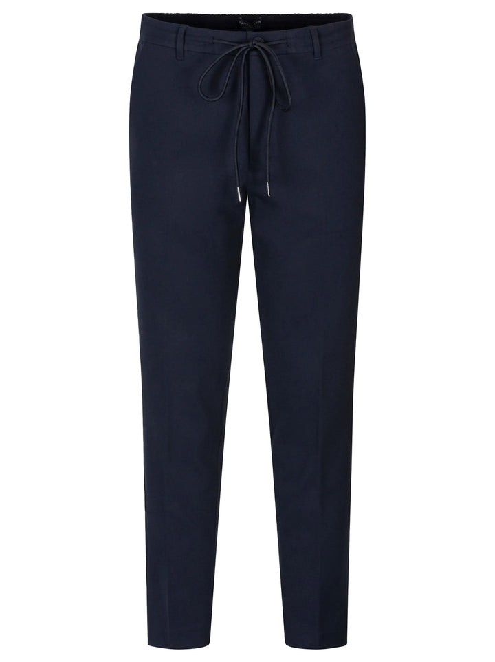 Cavallaro ZIGO broek donkerblauw-69% Polyester<br />27% Bamboe<br />4% Elastaan-HEREN BROEKEN-Blauw