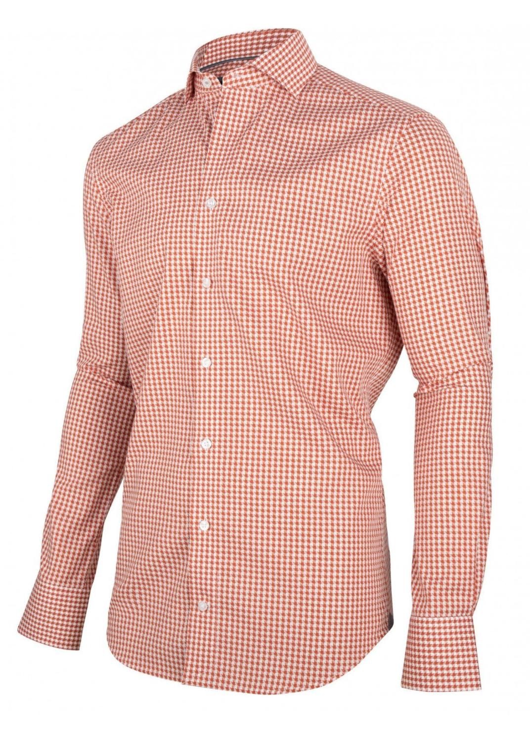 Cavallaro Zodio shirt-100% katoen-HEREN SHIRTS-Oranje