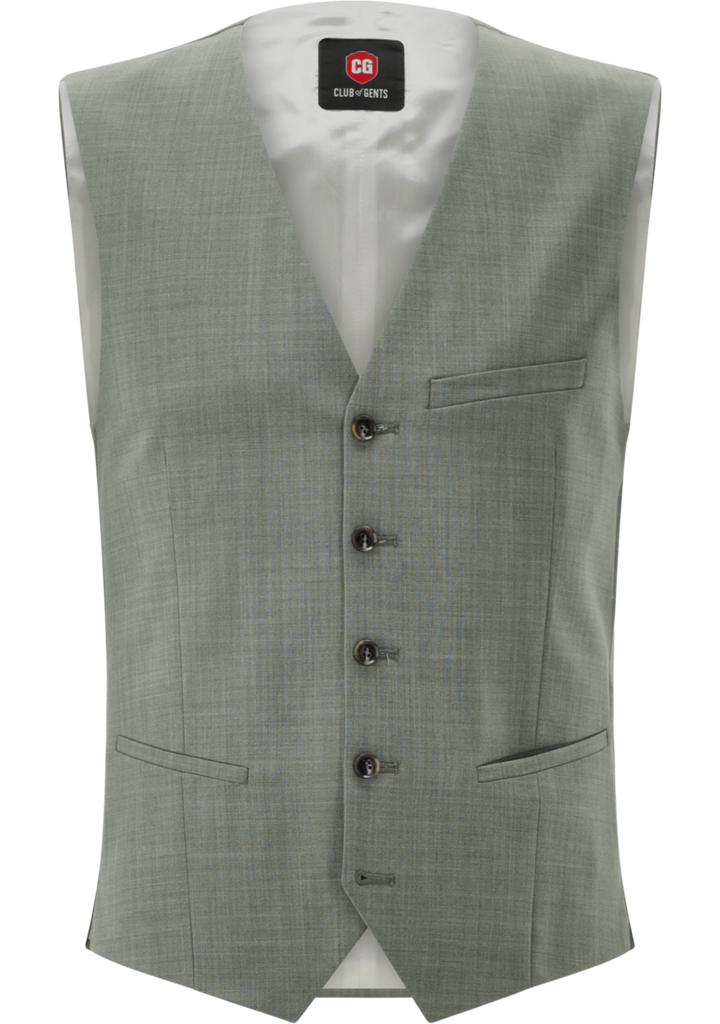 CG Morley‑N Gilet – Groen-55% viscose, 45% polyester<br /><br />-HEREN PAKKEN & COLBERTS-Groen