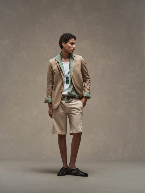 CIRCOLO 1901 colbert-97% katoen, 3% elasthaan<br />-HEREN PAKKEN & COLBERTS-Bruin