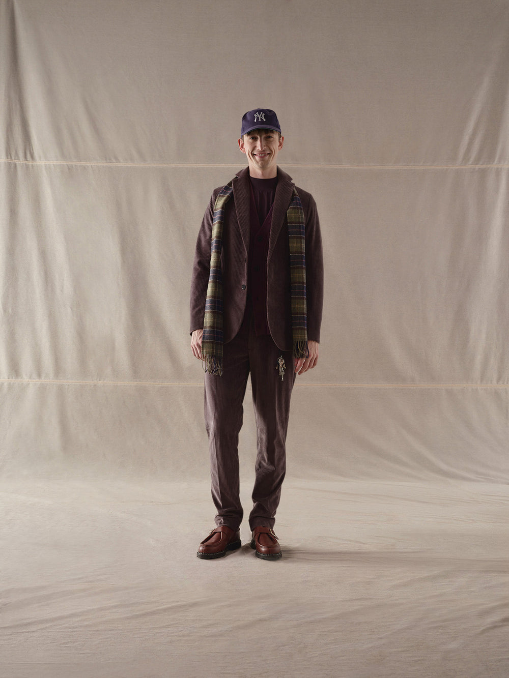 Circolo 1901 corduroy colbert- 80% Co – 20% P-HEREN PAKKEN & COLBERTS-Bruin