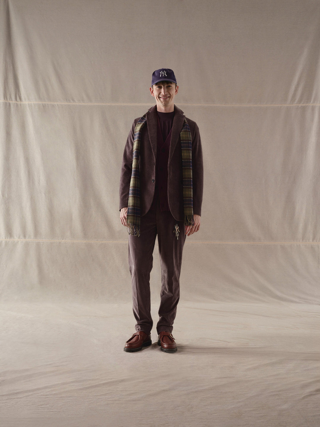 Circolo 1901 corduroy colbert- 80% Co – 20% P-HEREN PAKKEN & COLBERTS-Bruin