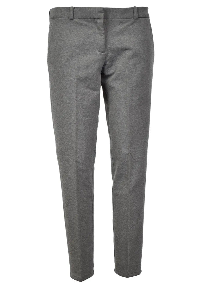Circolo 1901 pantalon-95% katoen, 5% elastaan-DAMES BROEKEN-Grijs